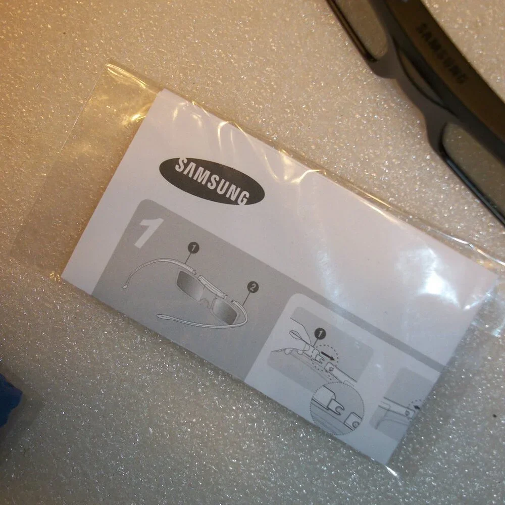 NEW Samsung SSG-5100GB 3D Active Glasses - 1 Pair - Black